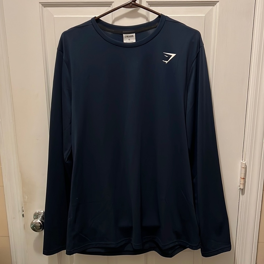 Men’s Gymshark blue long sleeve